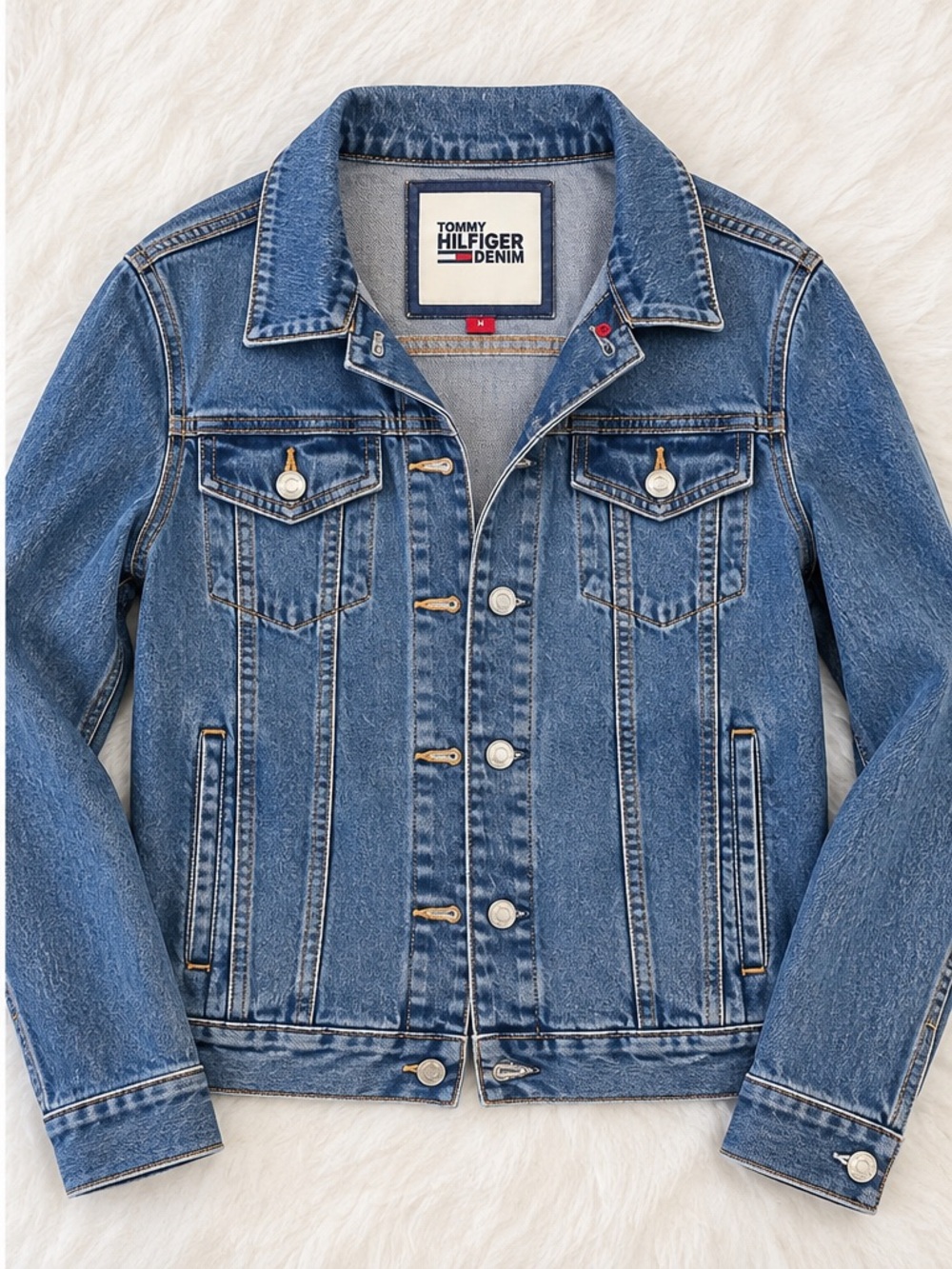 Tommy Hilfiger Women's Light Wash Denim Jacket